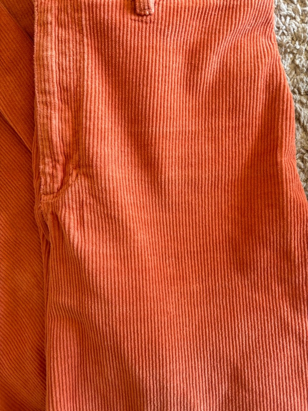 Billabong High-Waist Wide Leg Corduroy Pants - Rust Orange - Picture 5 of 8